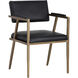 Ventouz Vintage Black Dining Armchair